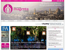 Tablet Screenshot of magentaflorence.com